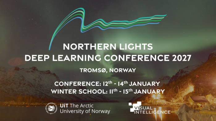 Conference 12-14 Jan, winter school 11-15 jan. Northern lights in the background