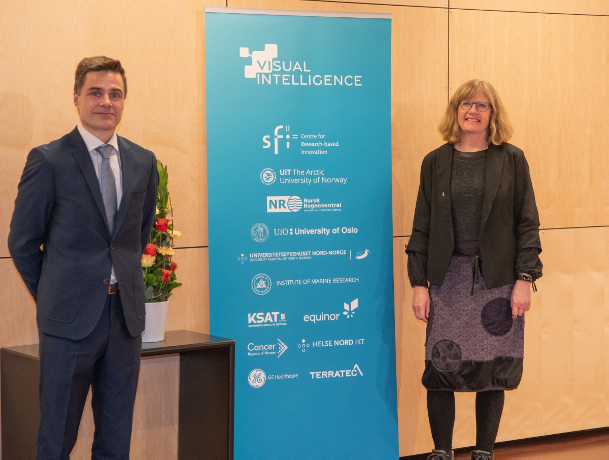 Robert Jenssen og Anita Scumacher