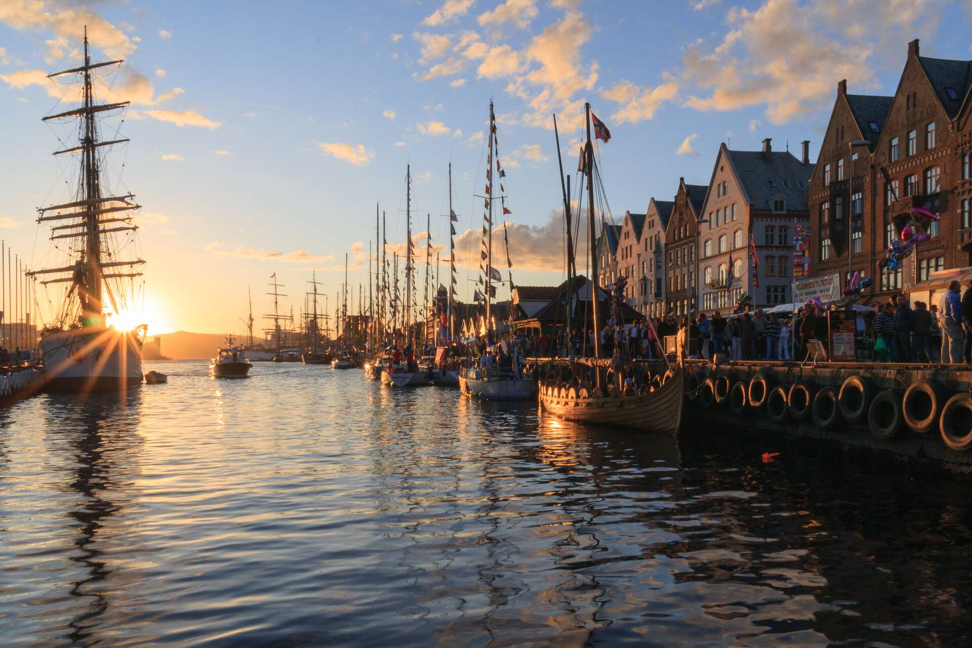 Bergen sett fra sjøsiden. Foto: Svein Otto Jacobsen