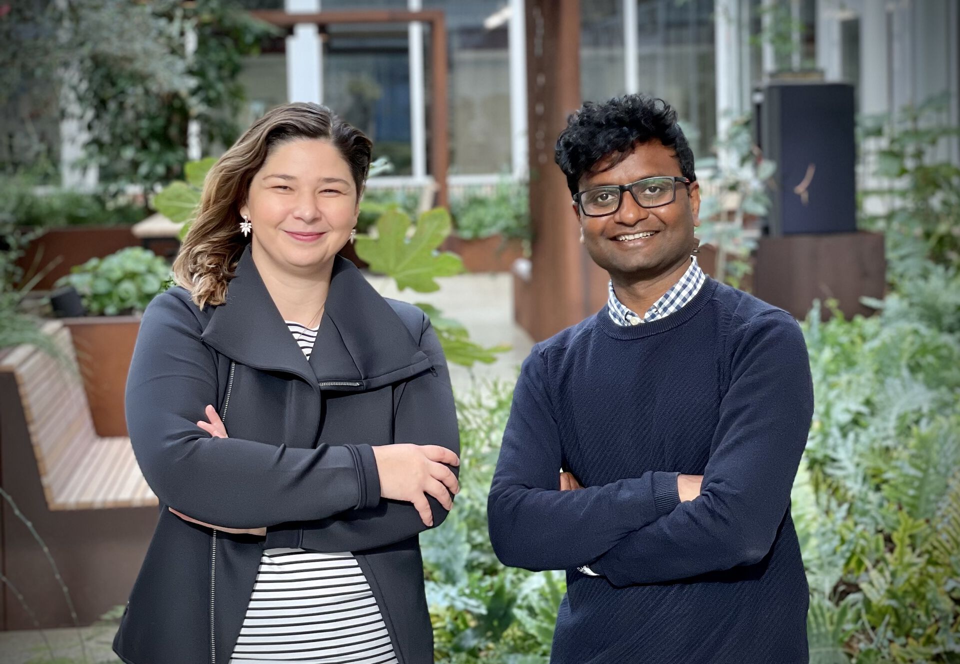 Bilde av Maria og Vinay