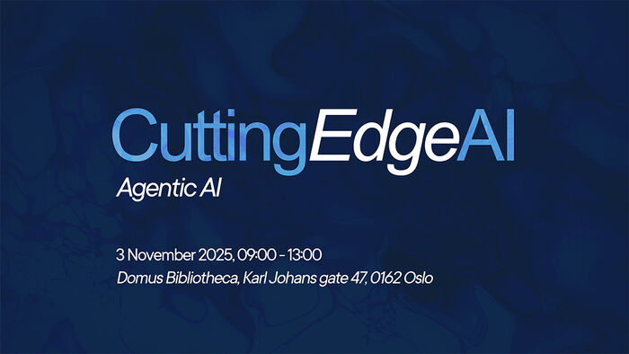 November 3, 2025 at 09:00 - 13:00. Domus Bibliotheca, Karl Johans gate 47, 0162 Oslo