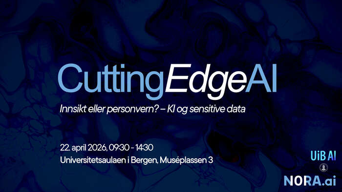 22. april 2026, 09.30-14:30, Universitetsaulaen i Bergen, Muséplassen 3