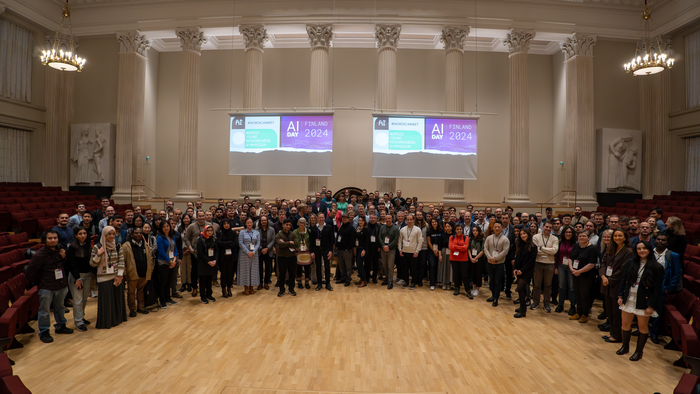 Alle studentene på Nordic AI Meet